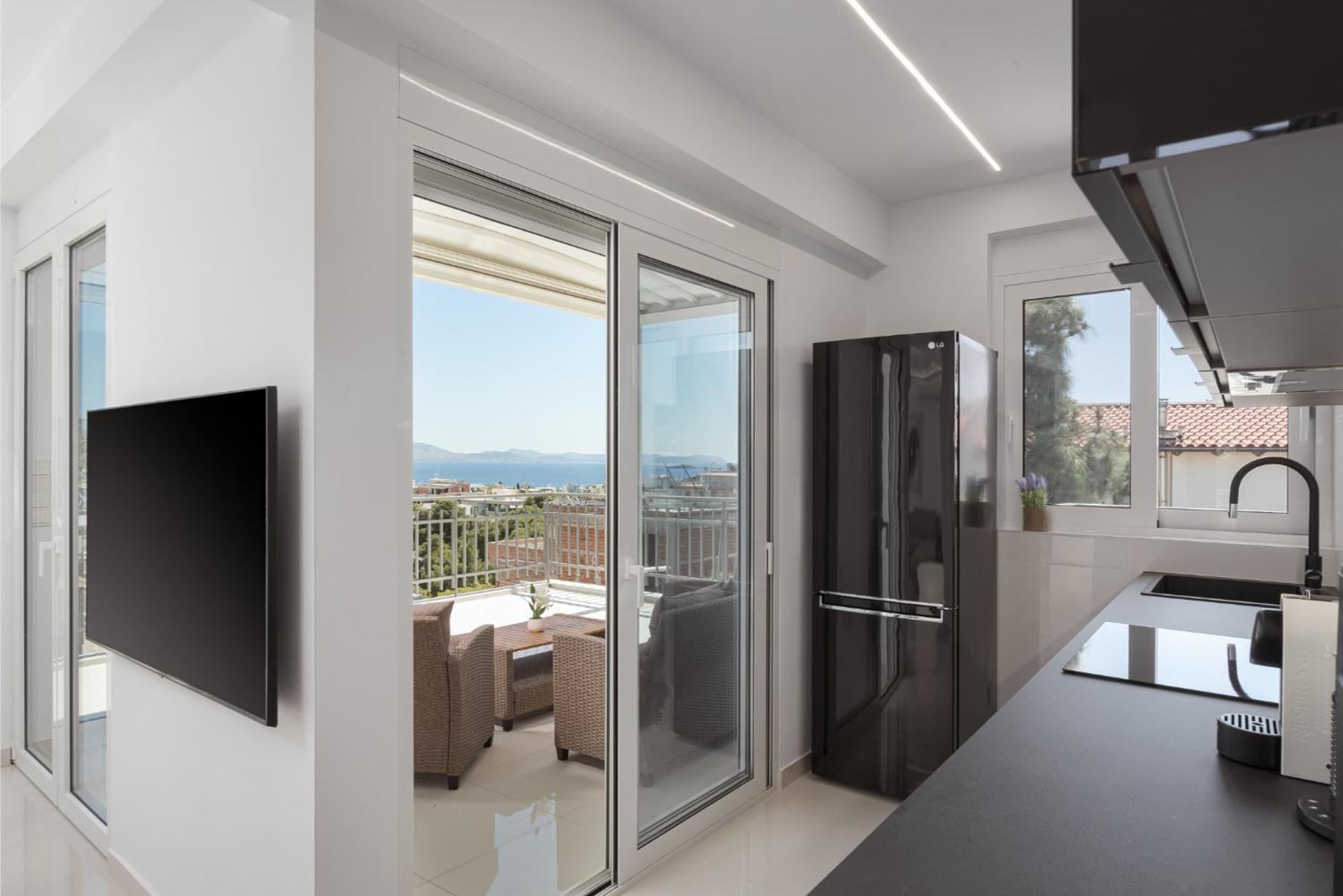 Athenian Riviera Penthouse Apartment Varkiza Exterior foto